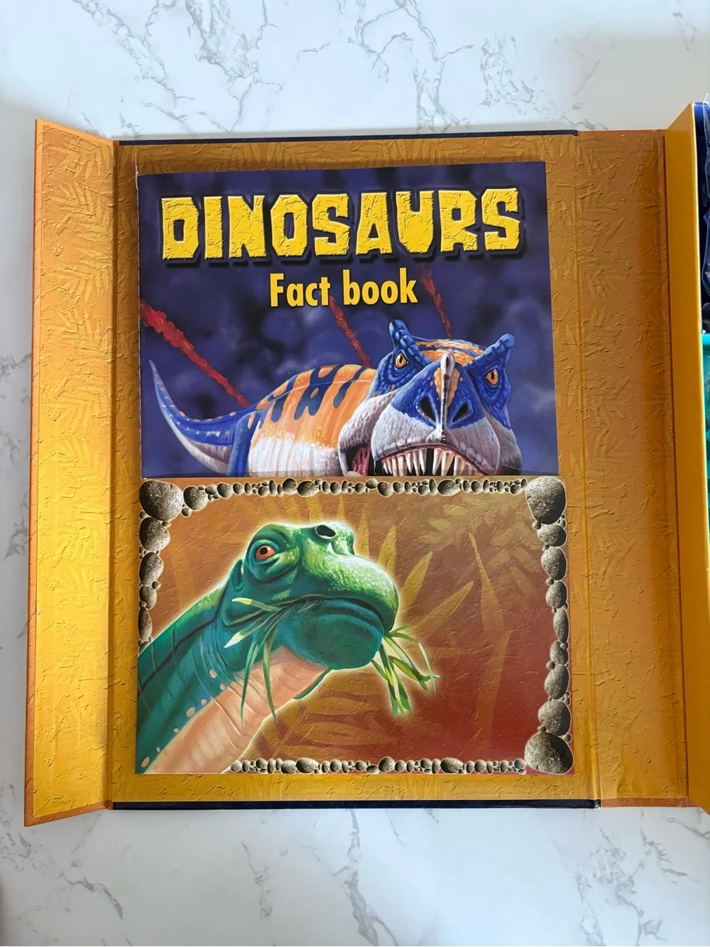 Garry Fleming's Dinosaurs 6 Jigsaw Puzzles & Book - one is missing 2 pieces